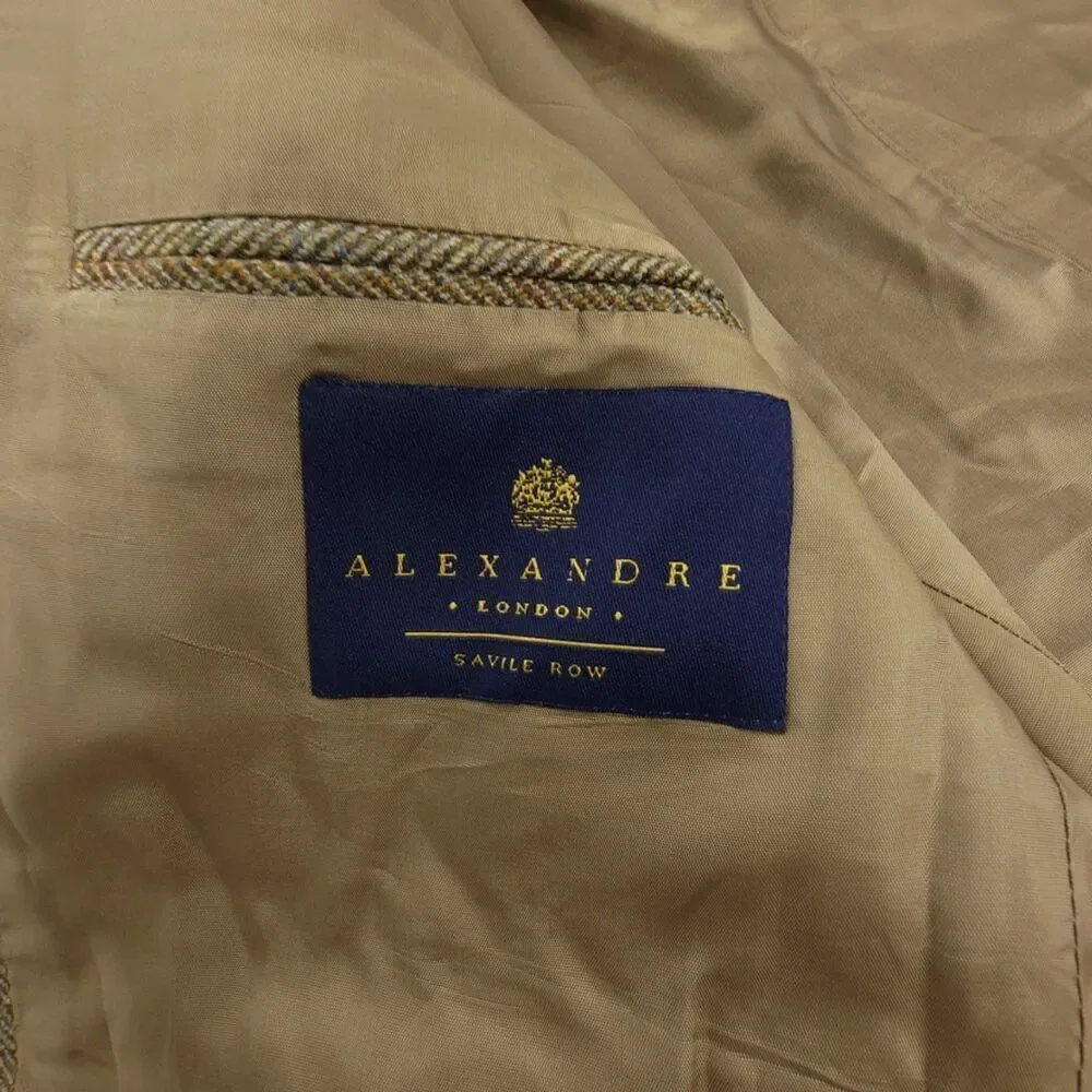 NEW Alexandre London Savile Row New Wool Tailored 2 Button Blazer Old Money 40S